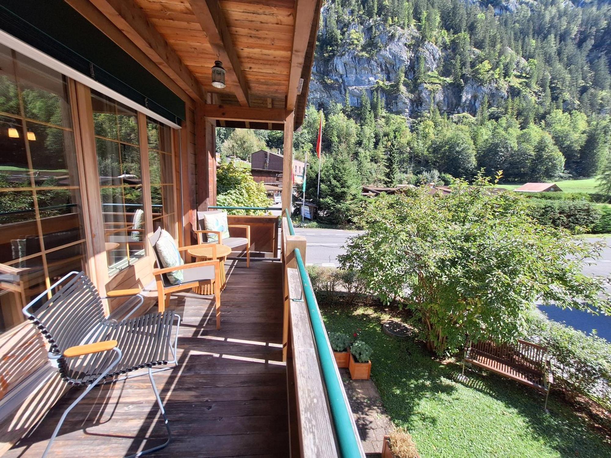Luxury Family Apartment Lauterbrunnen Eksteriør bilde