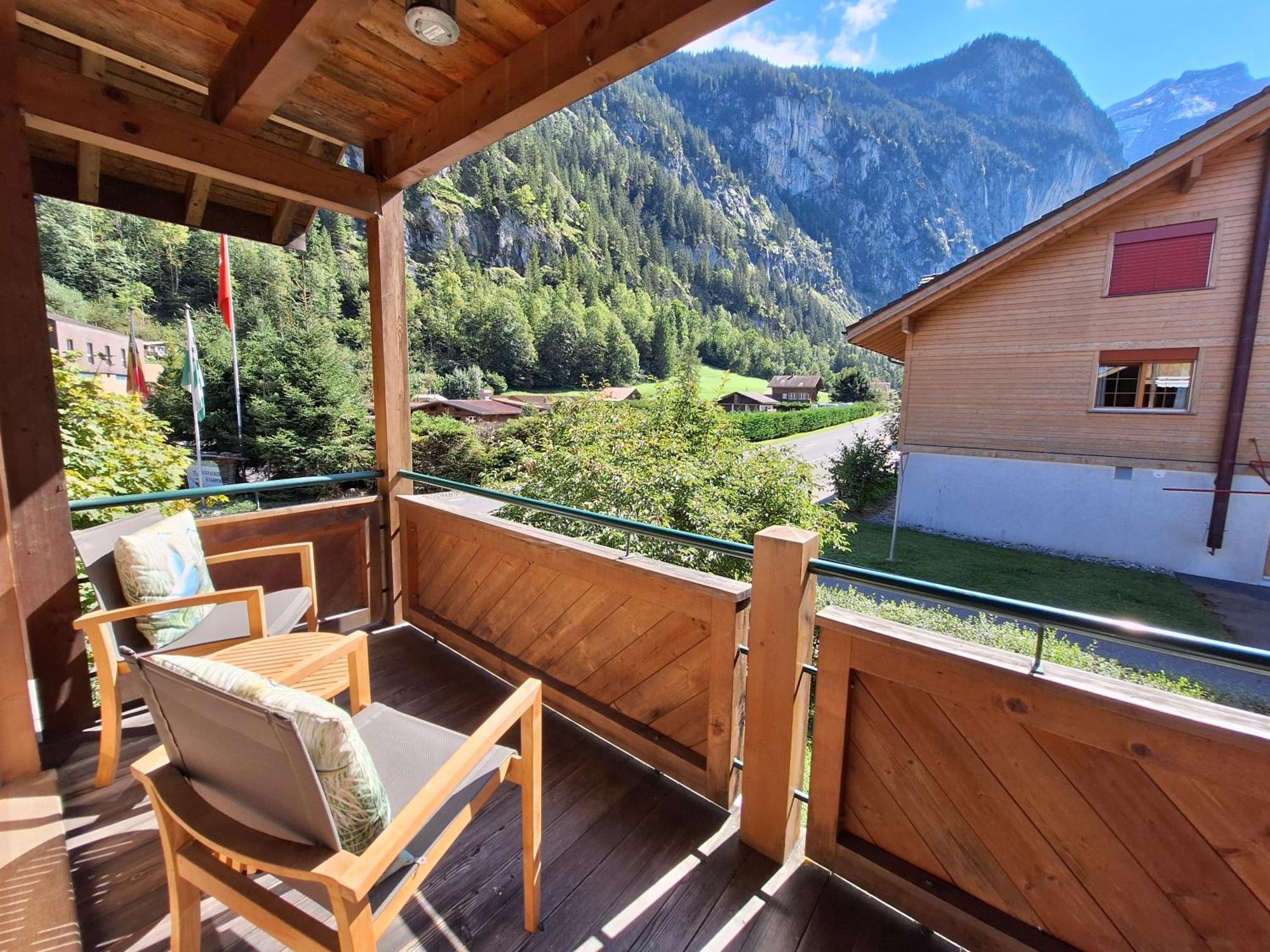 Luxury Family Apartment Lauterbrunnen Eksteriør bilde